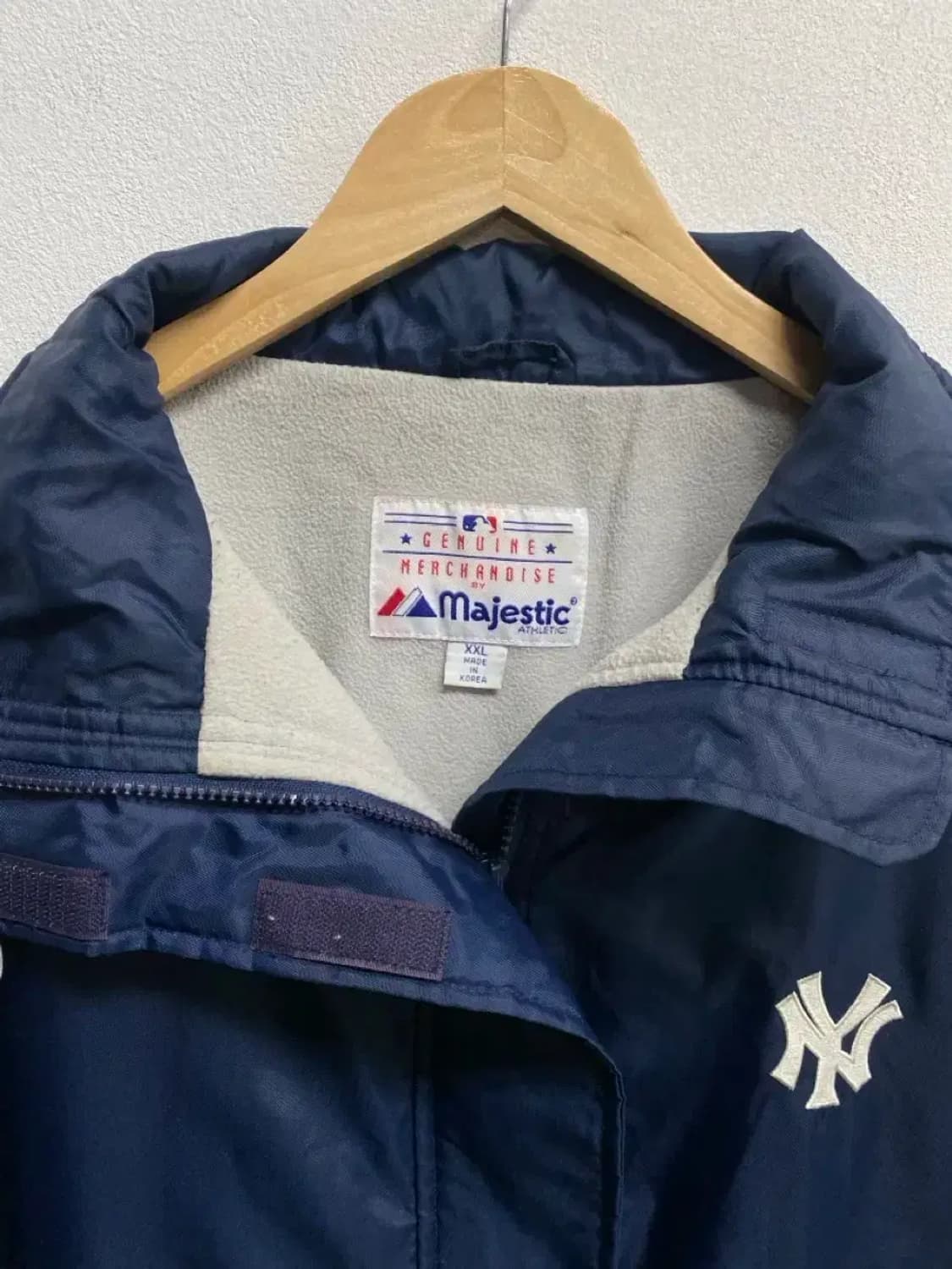 마제스틱 뉴욕 양키스 네이비 바람막이 2XL 상품이미지5
