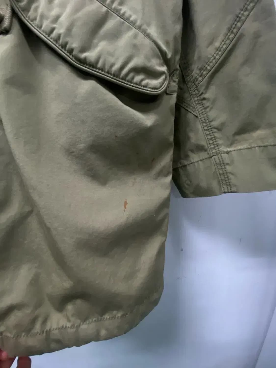 폴로랄프로렌 카키 후드야상 S 상품이미지6