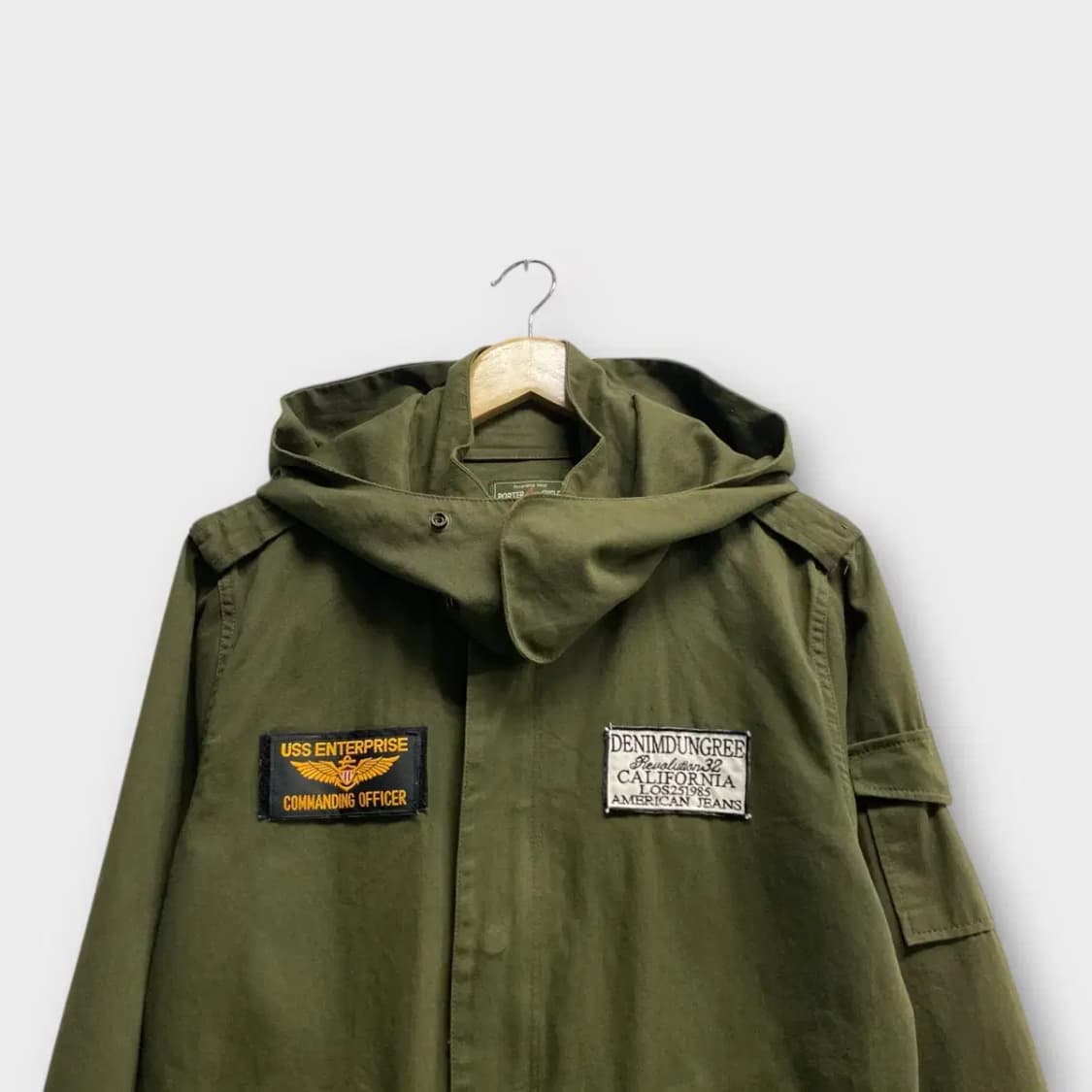 VINTAGE PORTER CYCLE 야상 후드 자켓 L 상품이미지2