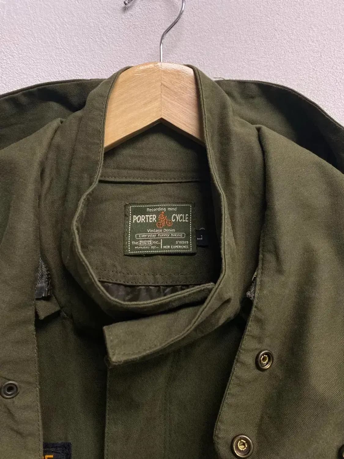 VINTAGE PORTER CYCLE 야상 후드 자켓 L 상품이미지5