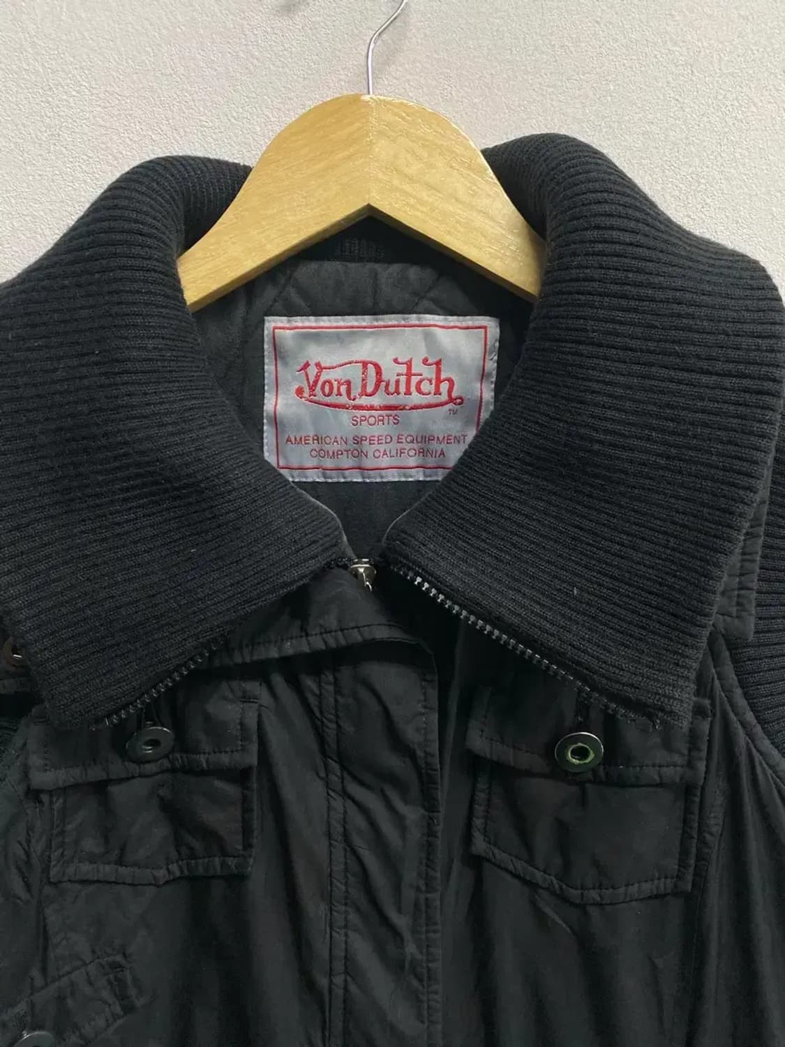 폰더치(Von Dutch) y2k 블랙 조끼 상품이미지4