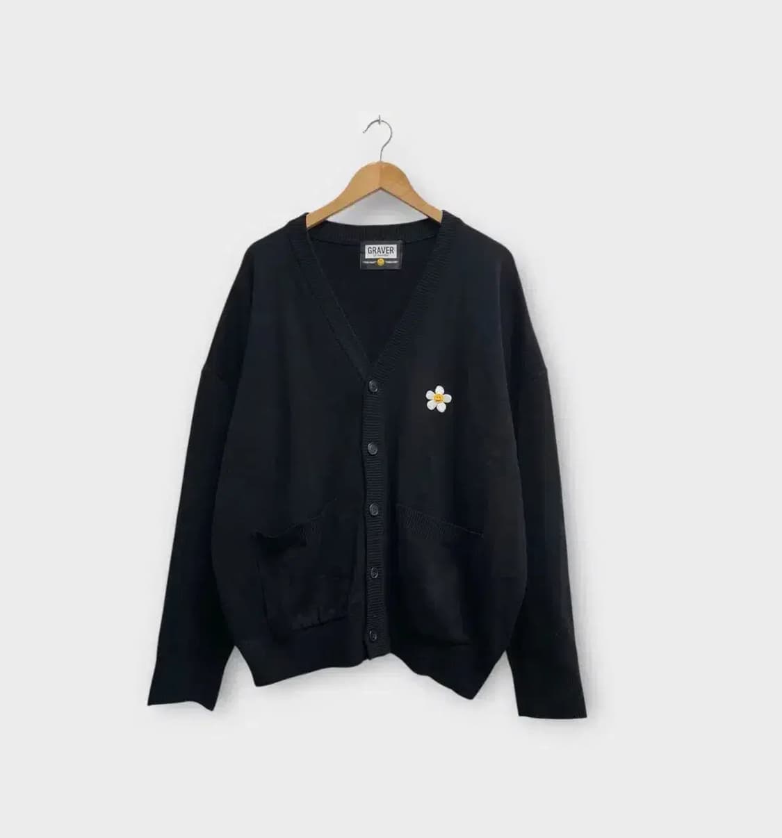 그레이버 [UNISEX] 데이지 자수 스웻 가디건 free 상품이미지1