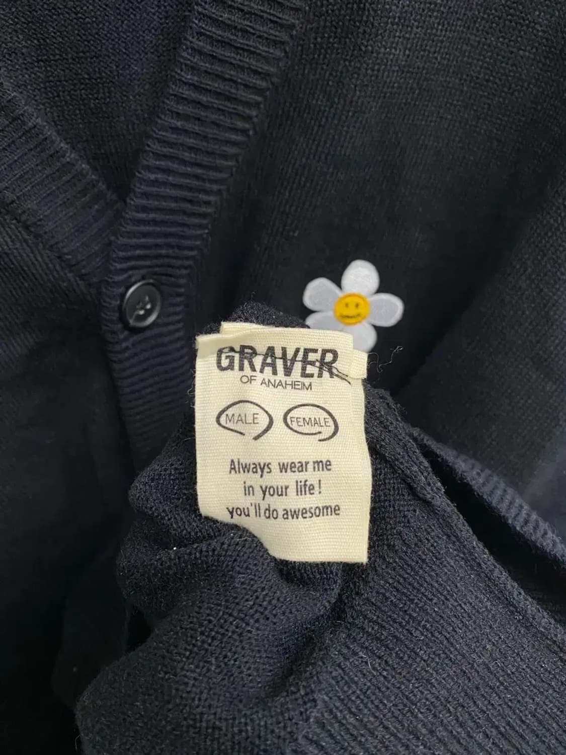 그레이버 [UNISEX] 데이지 자수 스웻 가디건 free 상품이미지5