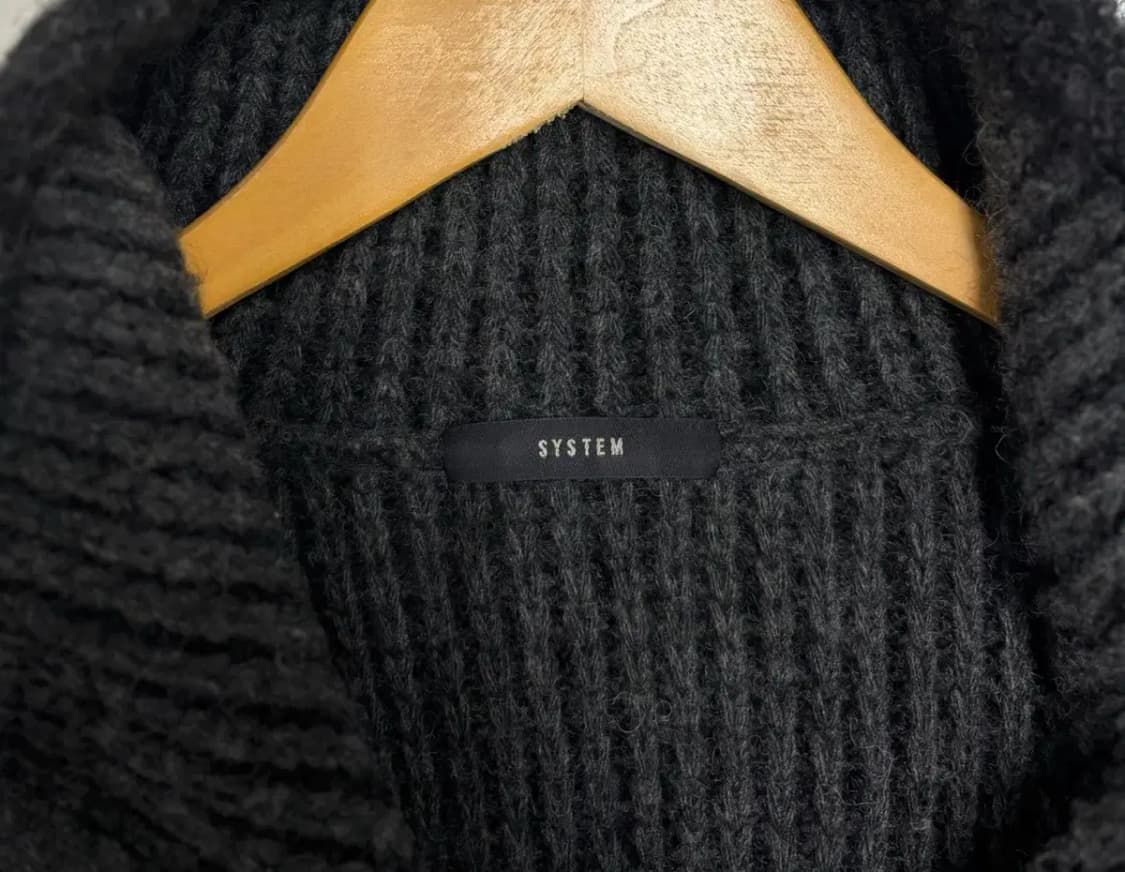 시스템 SYSTEM 숄가디건 90 상품이미지5