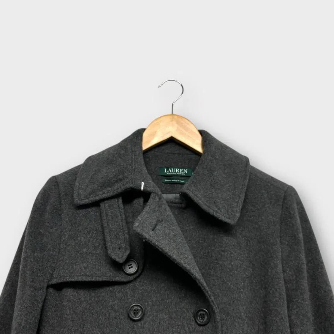 랄프로렌 그레이 코트 XS-S 상품이미지3