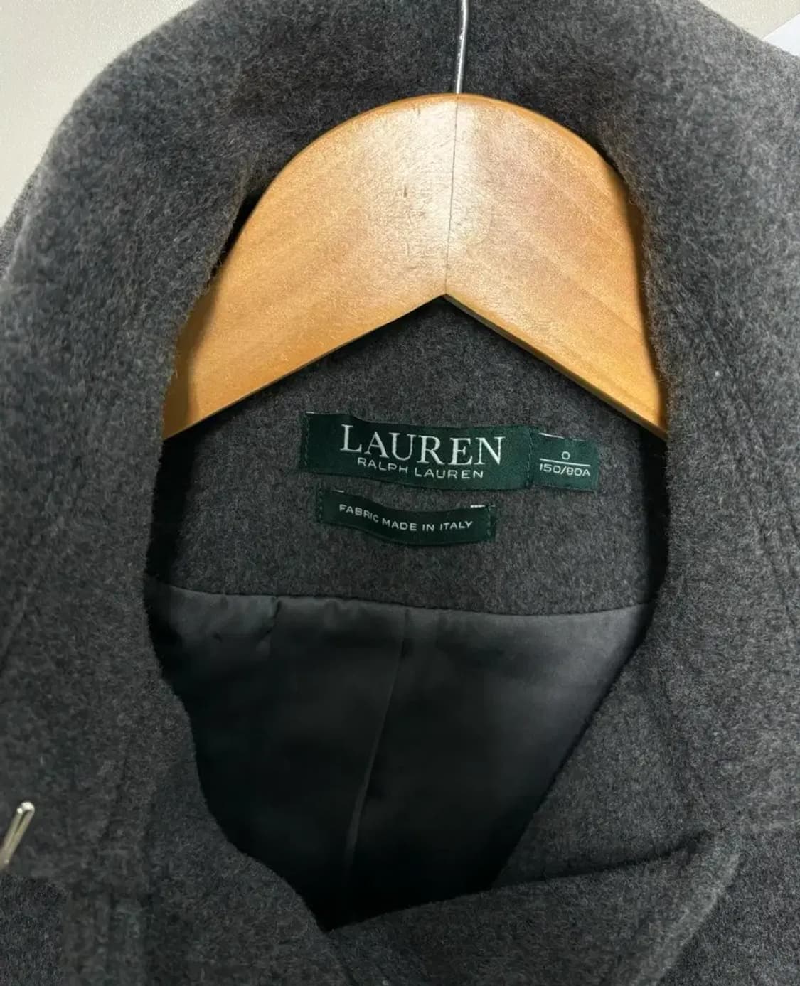 랄프로렌 그레이 코트 XS-S 상품이미지5