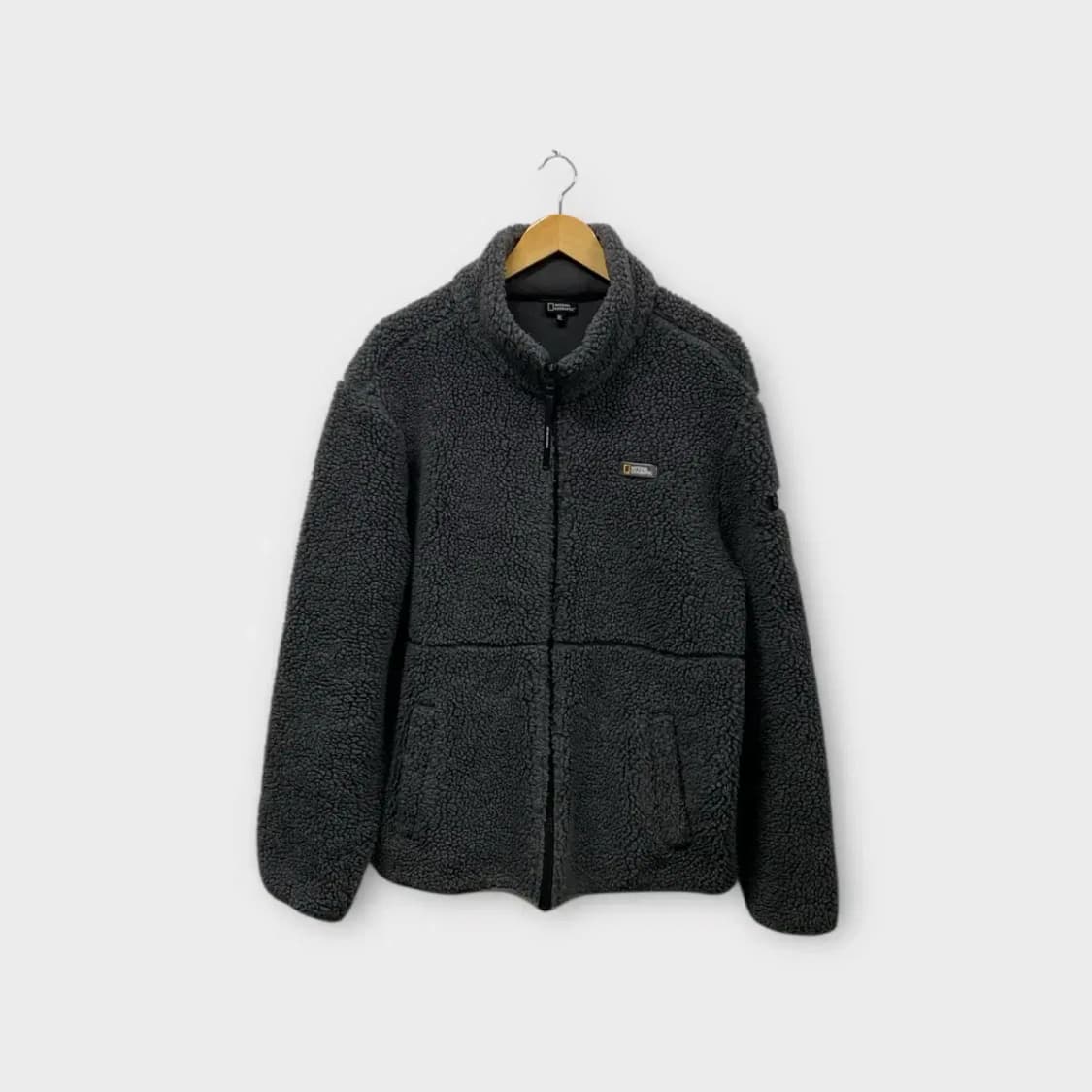 내셔널지오그래픽 뽀글이 후드집업 XL 상품이미지1