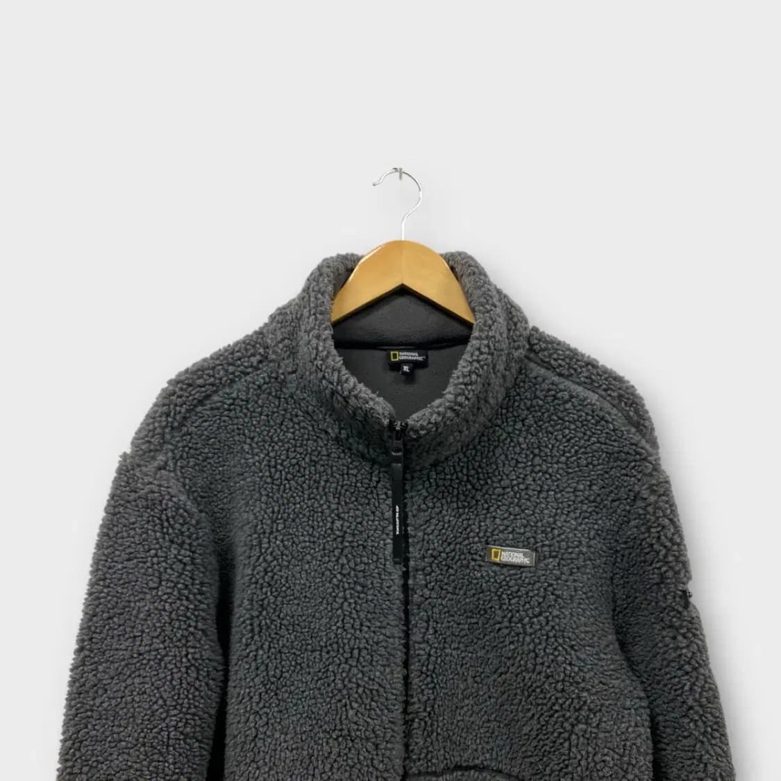 내셔널지오그래픽 뽀글이 후드집업 XL 상품이미지2