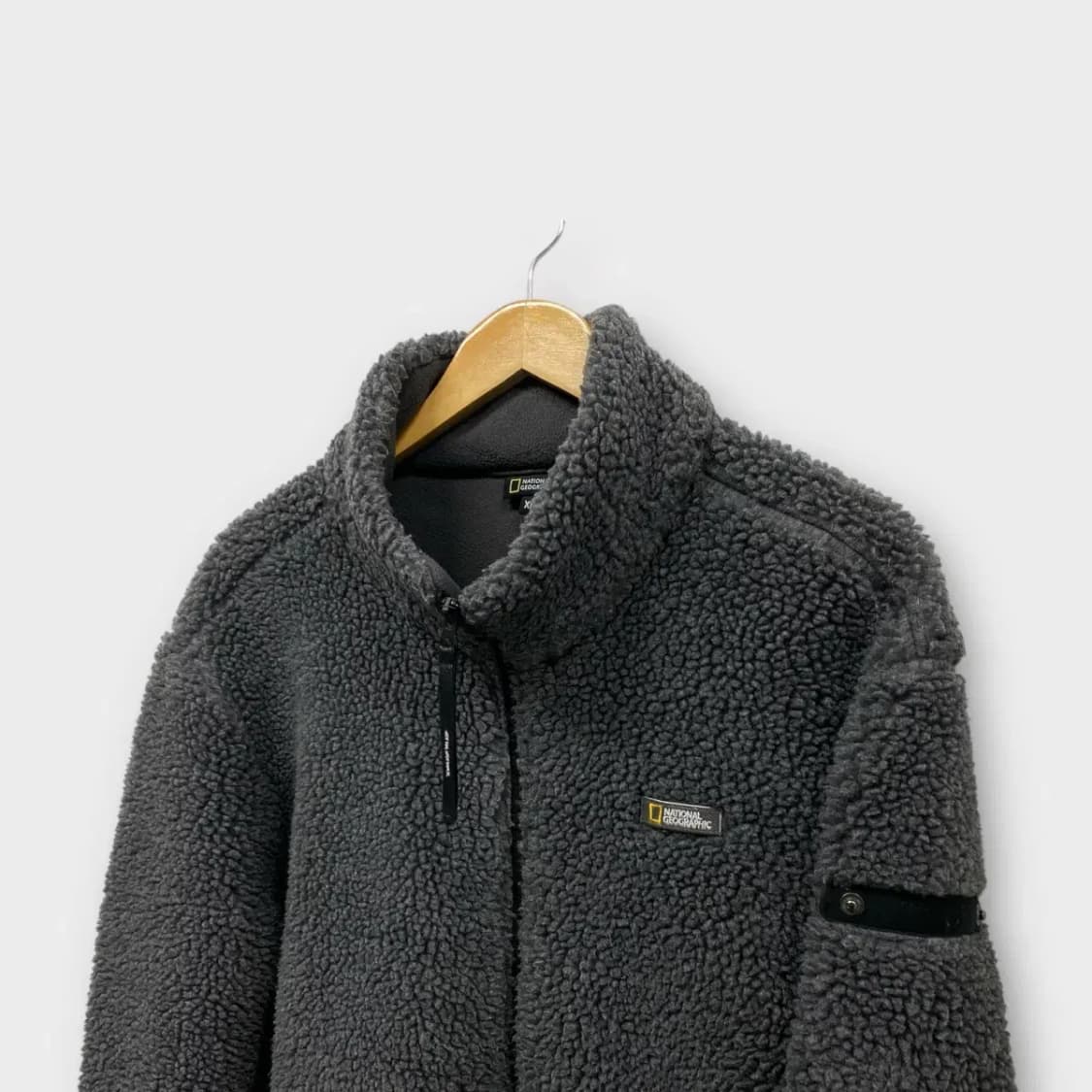 내셔널지오그래픽 뽀글이 후드집업 XL 상품이미지3