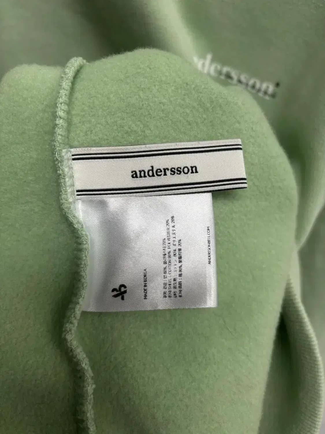 앤더슨벨 로고 맨투맨티 XL 상품이미지5