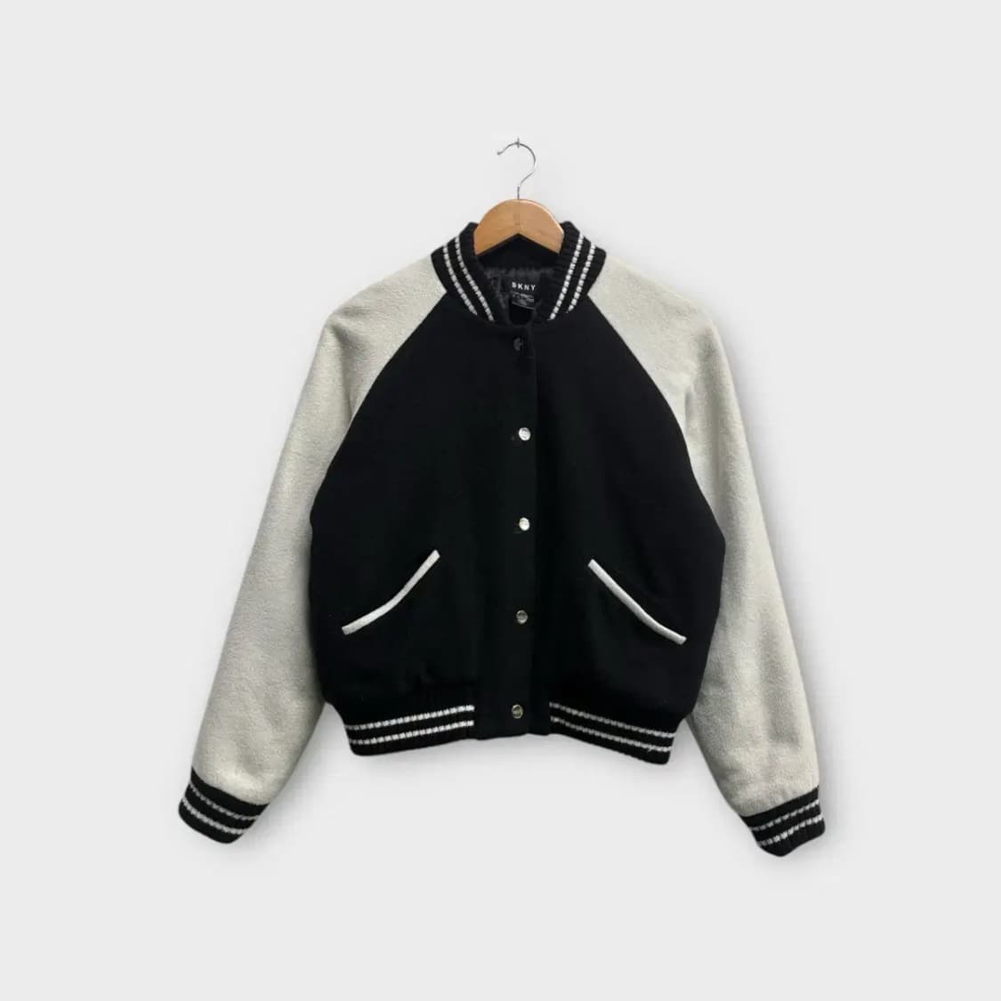 DKNY 플리스 바시티 누빔점퍼 M 상품이미지2