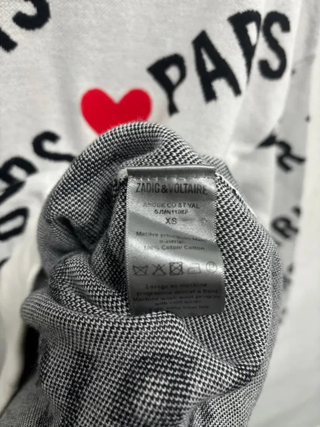 쟈딕앤볼테르 로고니트 스웨터 XS 상품이미지5