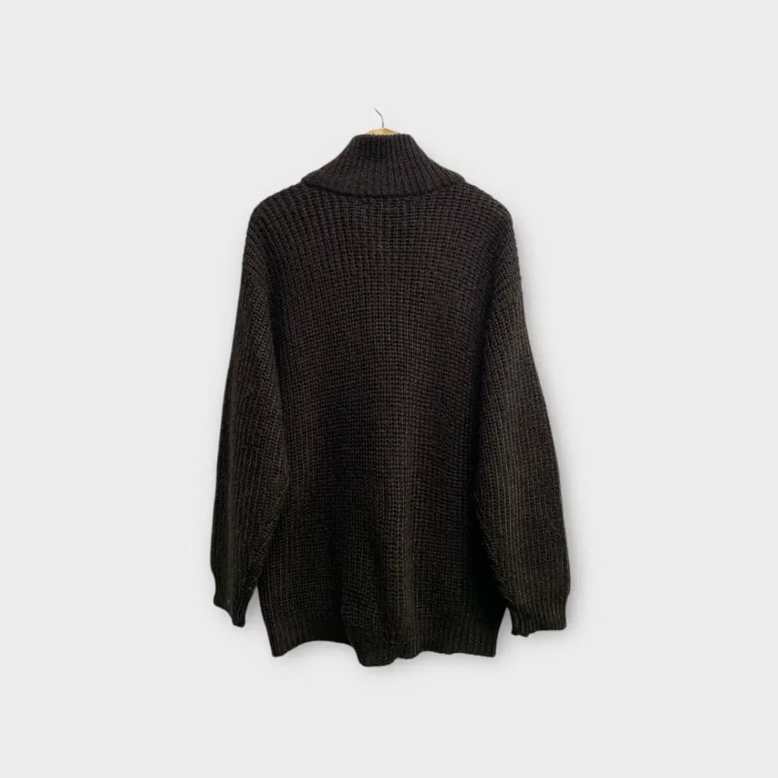 타미힐피거 빅로고 니트 풀집업 가디건 L 상품이미지4