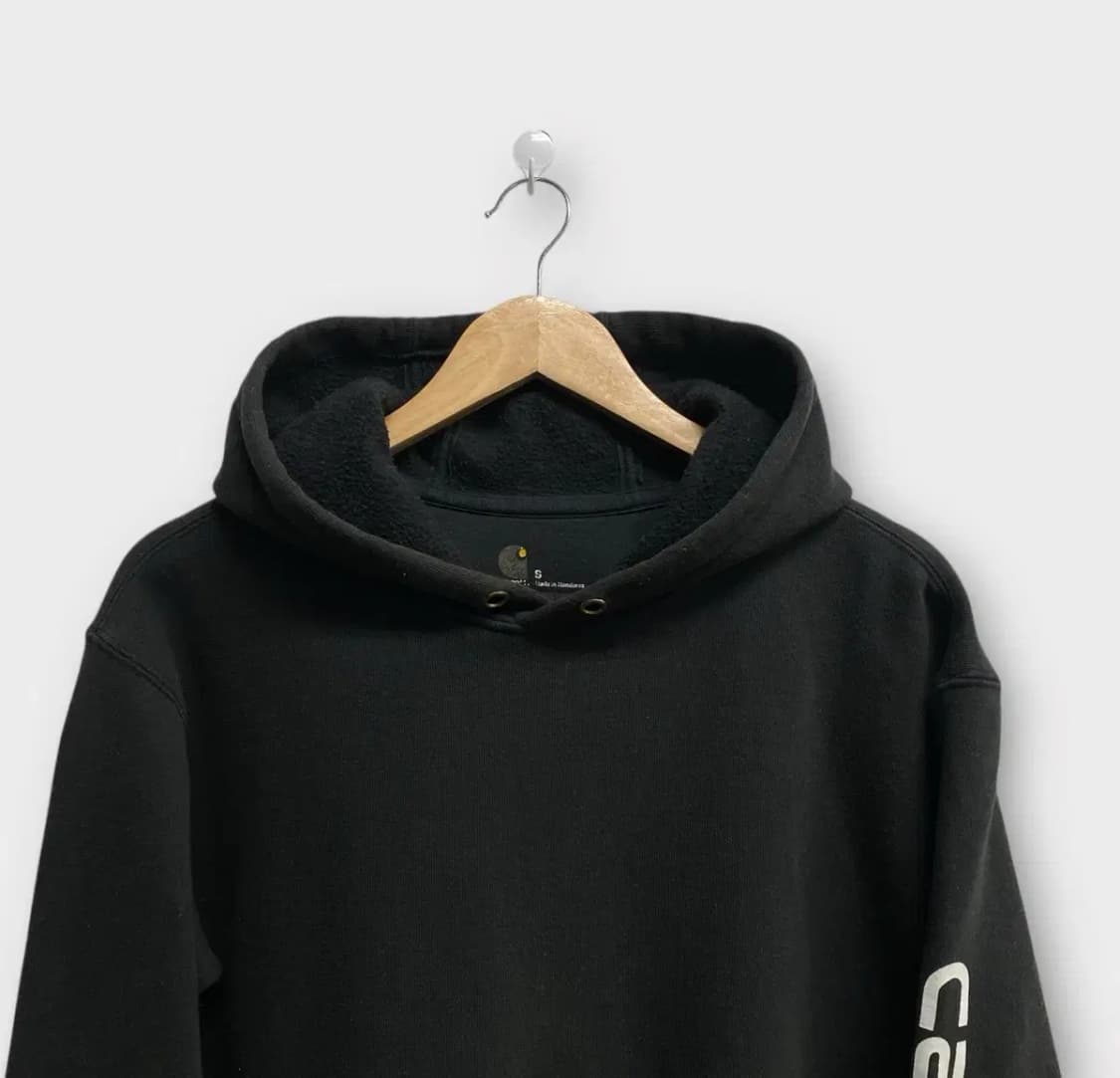 칼하트 미드웨이트 로고 후드티 S 상품이미지2