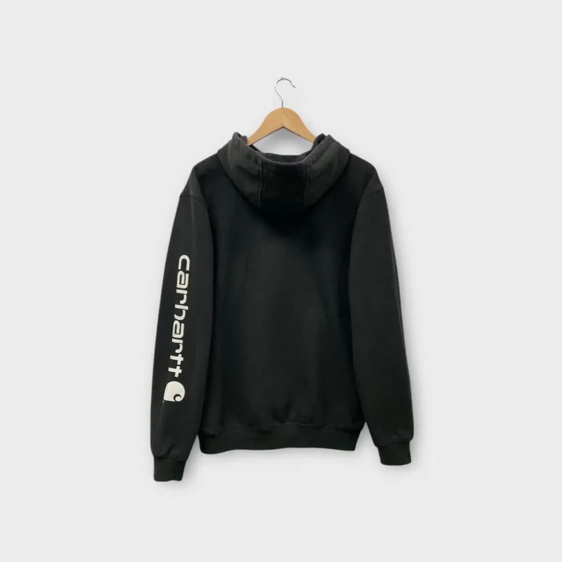 칼하트 미드웨이트 로고 후드티 S 상품이미지4