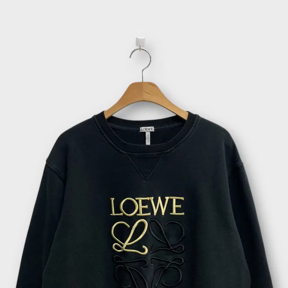 로에베 아나그램 블랙 맨투맨 L 상품이미지2