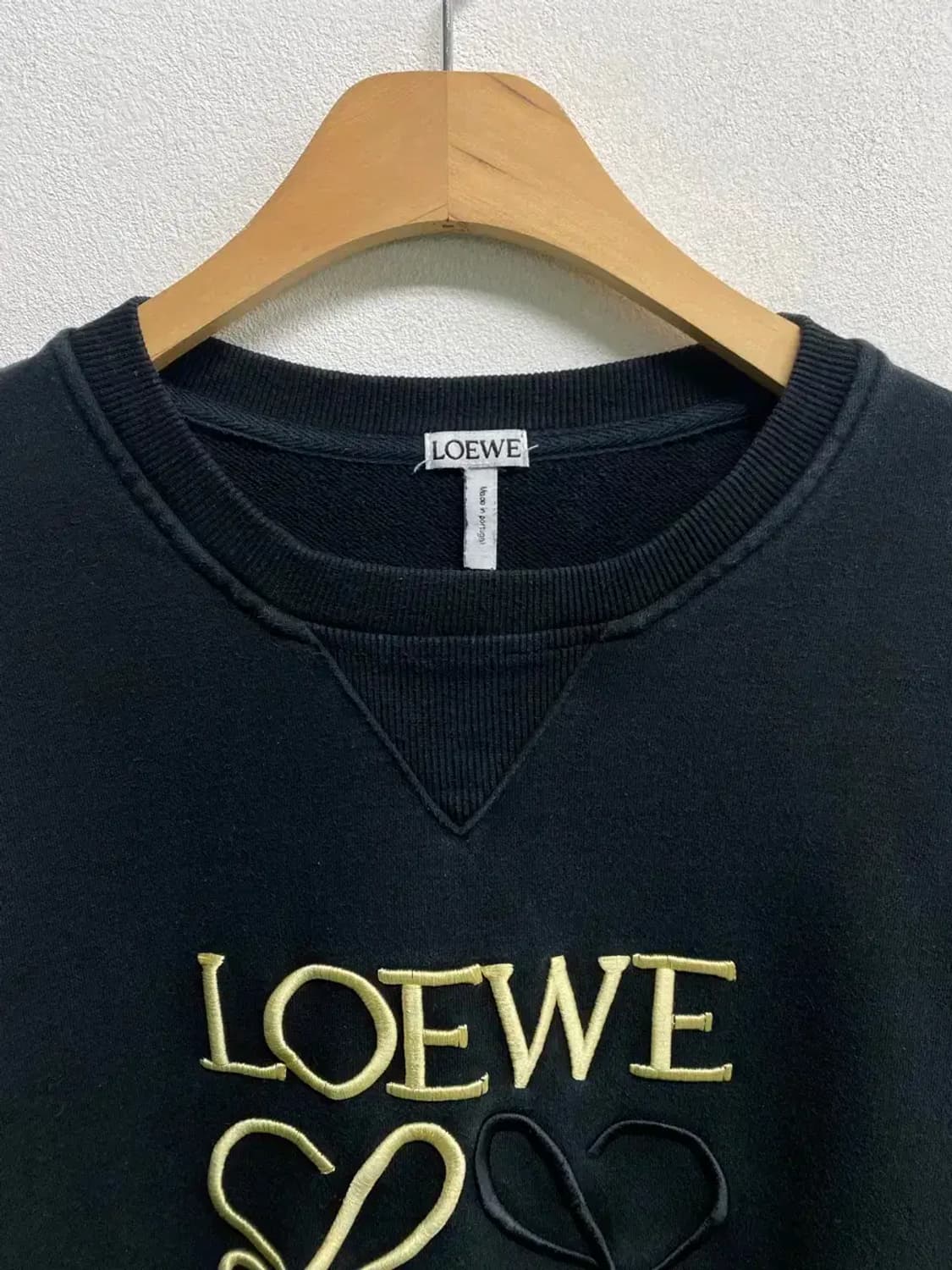 로에베 아나그램 블랙 맨투맨 L 상품이미지4