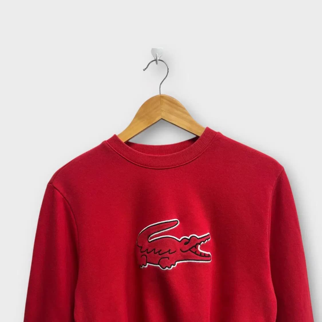 라코스테 크롭 맨투맨 M 상품이미지2