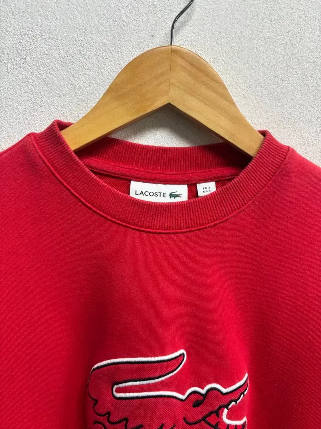 라코스테 크롭 맨투맨 M 상품이미지4