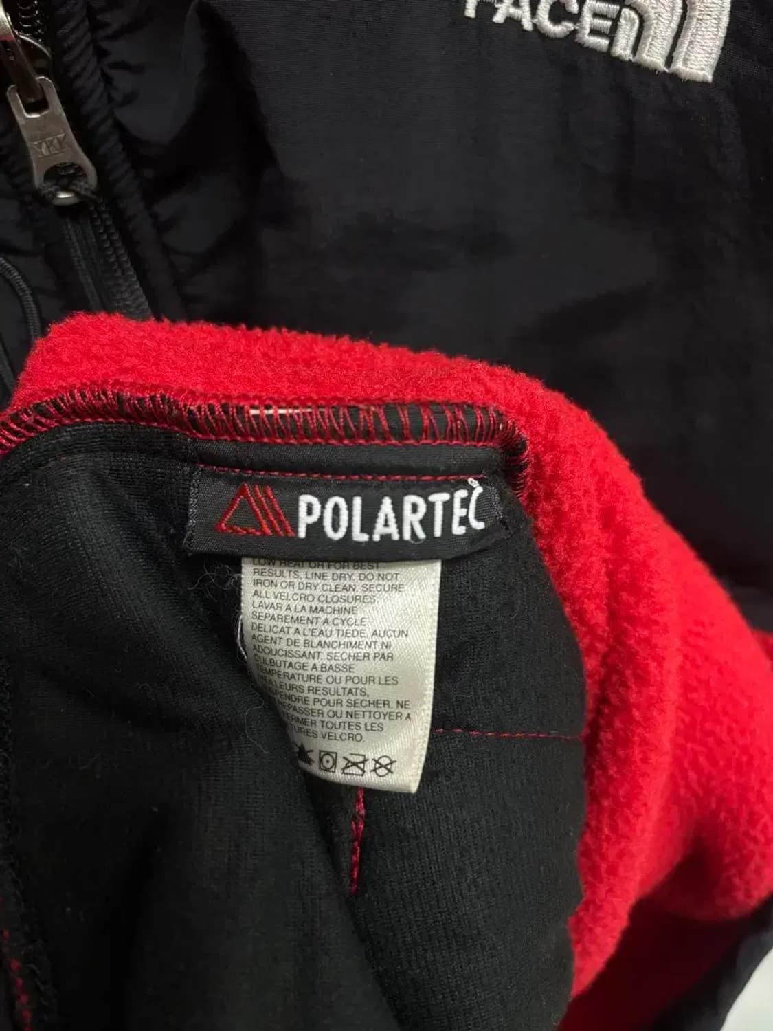 노스페이스 검빨 플리스 자켓 S 상품이미지6