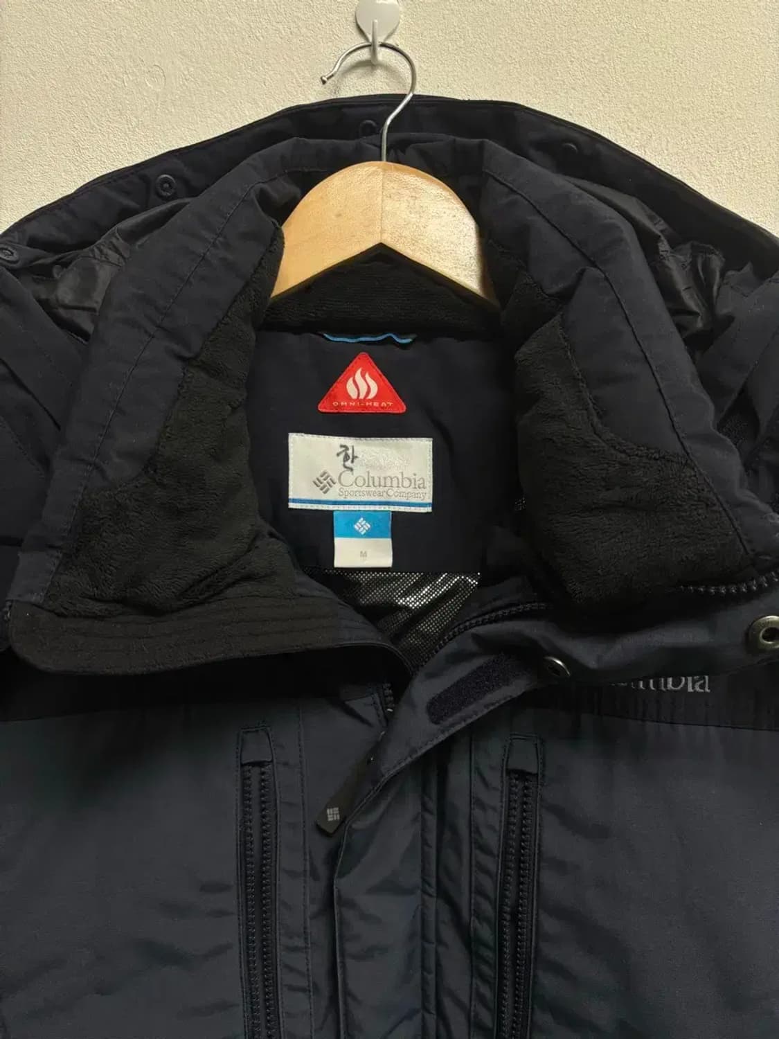 컬럼비아 옴니히트 구스다운 패딩 M 상품이미지4