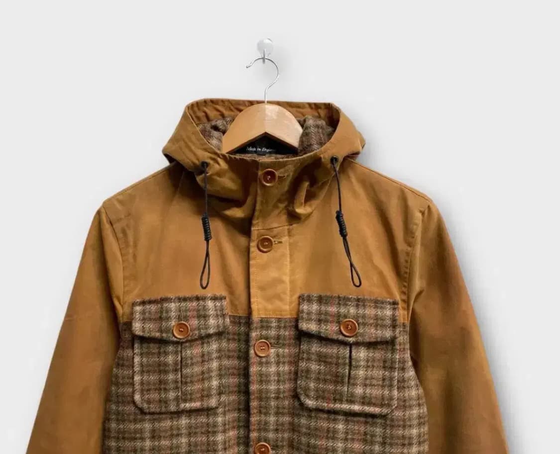 컴온피플 빈티지 체크야상 S 상품이미지2