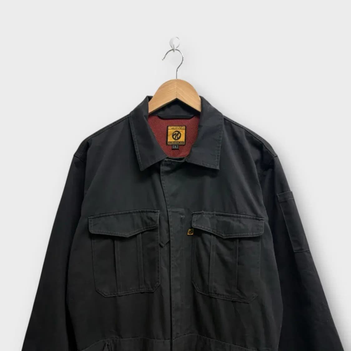 카키 점프수트 커버올 워크팬츠 - free 상품이미지2