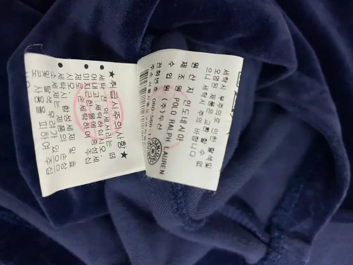 폴로 랄프로렌 벨벳 카라 원피스 XS 상품이미지10