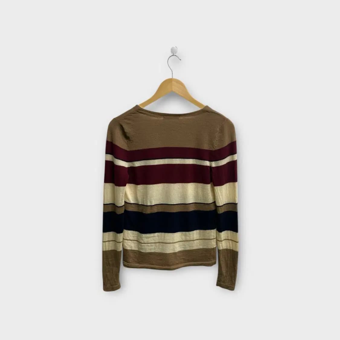 헤지스우먼 스트라이프 울가디건 90 상품이미지3