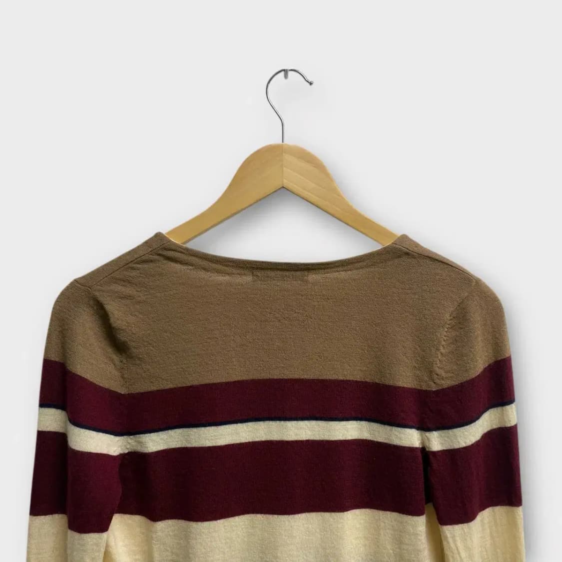 헤지스우먼 스트라이프 울가디건 90 상품이미지4