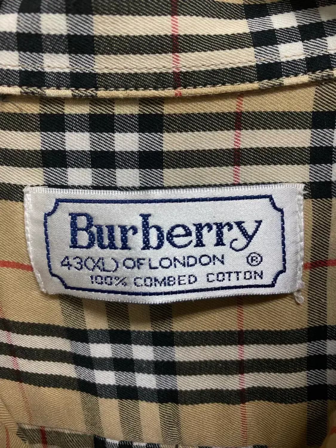 버버리 노바 체크셔츠 XL 상품이미지7