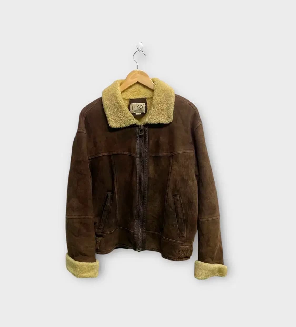 90s 빈티지무스탕 블루종 점퍼 M 상품이미지1