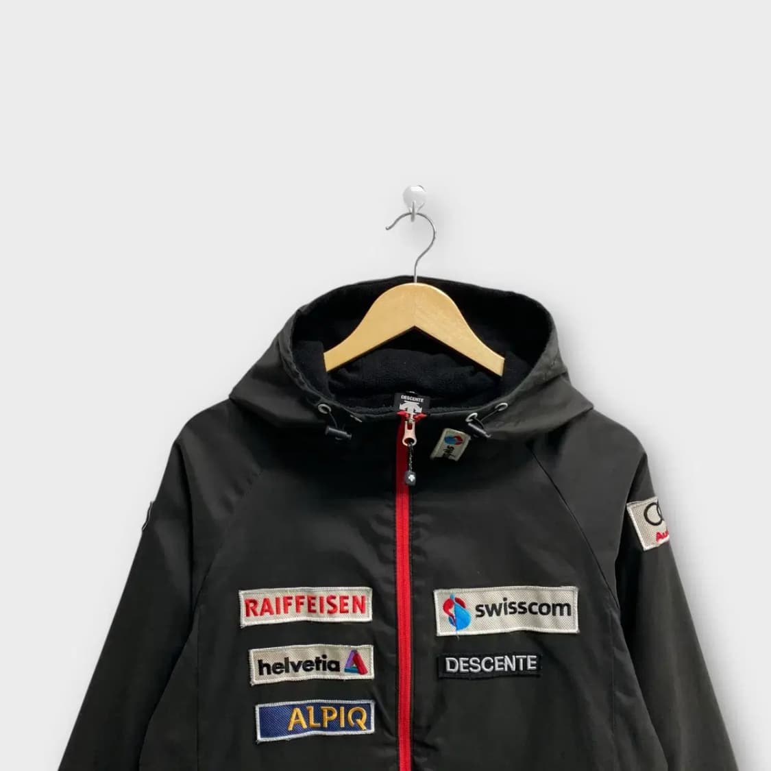 데상트 스위스 스키 후리스 바람막이 M 상품이미지2