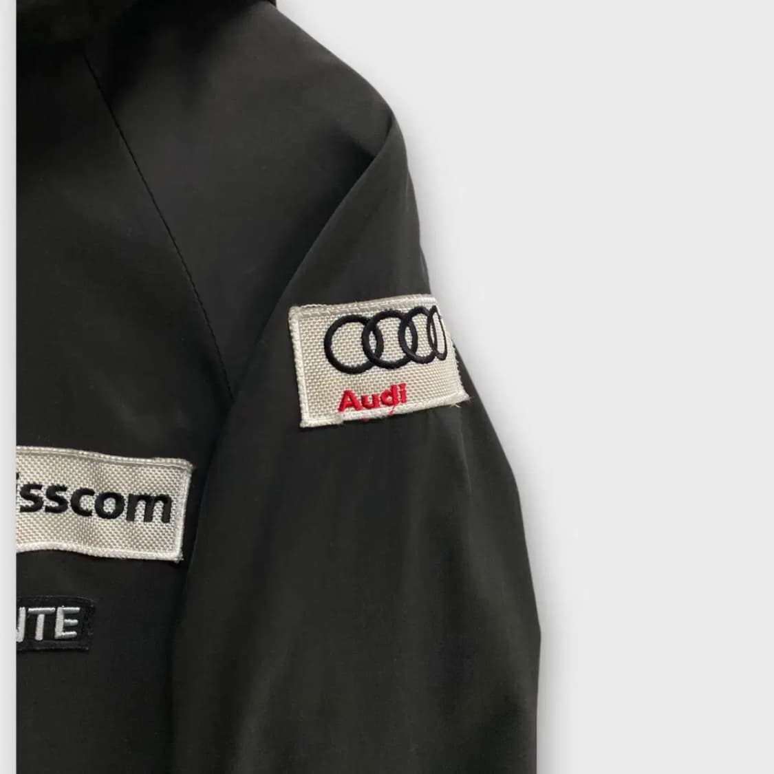 데상트 스위스 스키 후리스 바람막이 M 상품이미지4