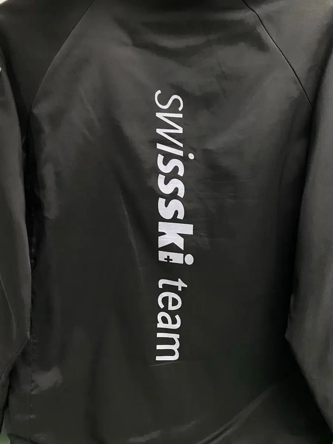 데상트 스위스 스키 후리스 바람막이 M 상품이미지6