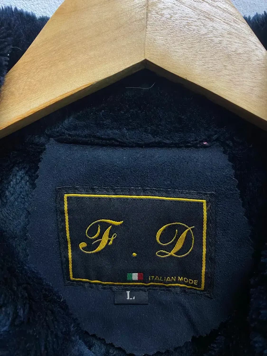 F.D 블랙 항공 퍼무스탕 L 상품이미지7