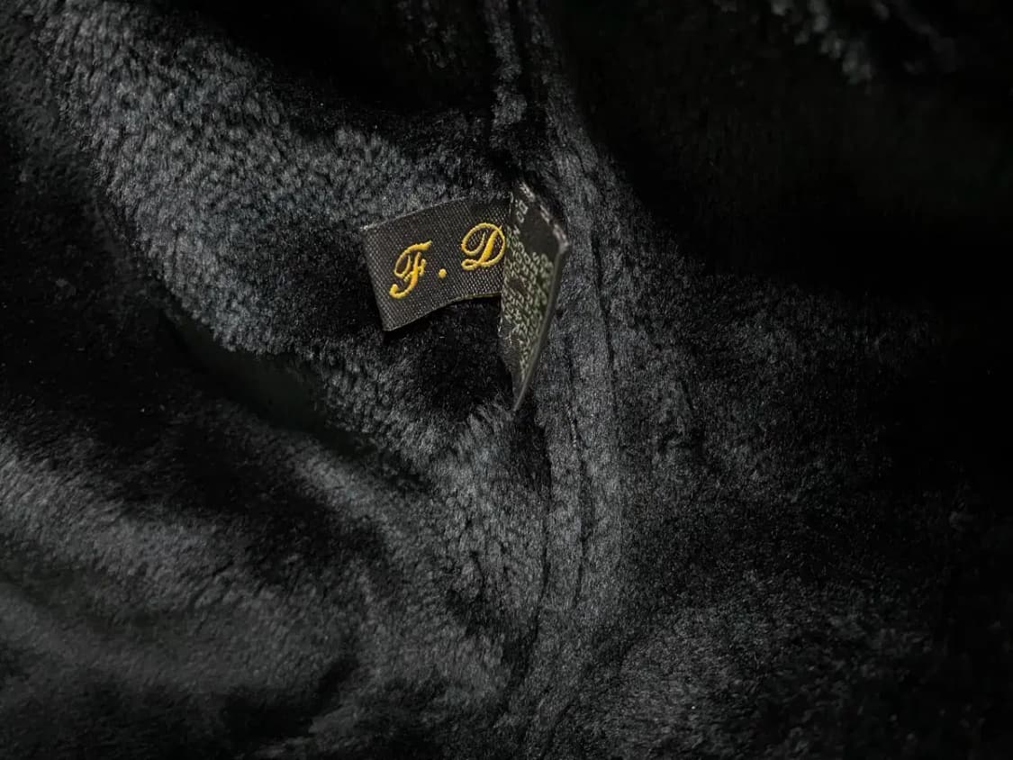 F.D 블랙 항공 퍼무스탕 L 상품이미지8