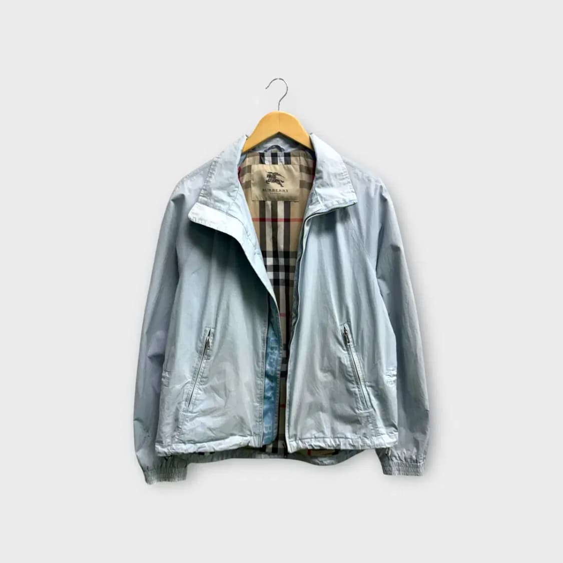 버버리 스카이블루 블루종 M-L 상품이미지2