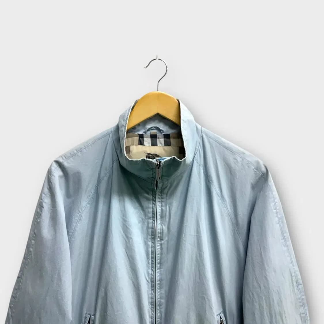 버버리 스카이블루 블루종 M-L 상품이미지3