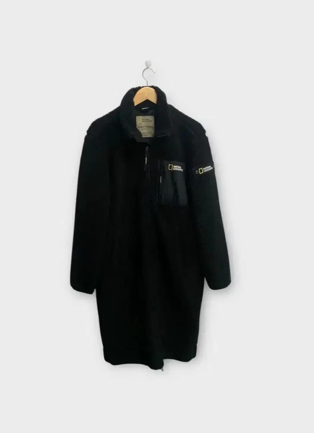 내셔널지오그래픽 뽀글이 롱후드집업 M 상품이미지2