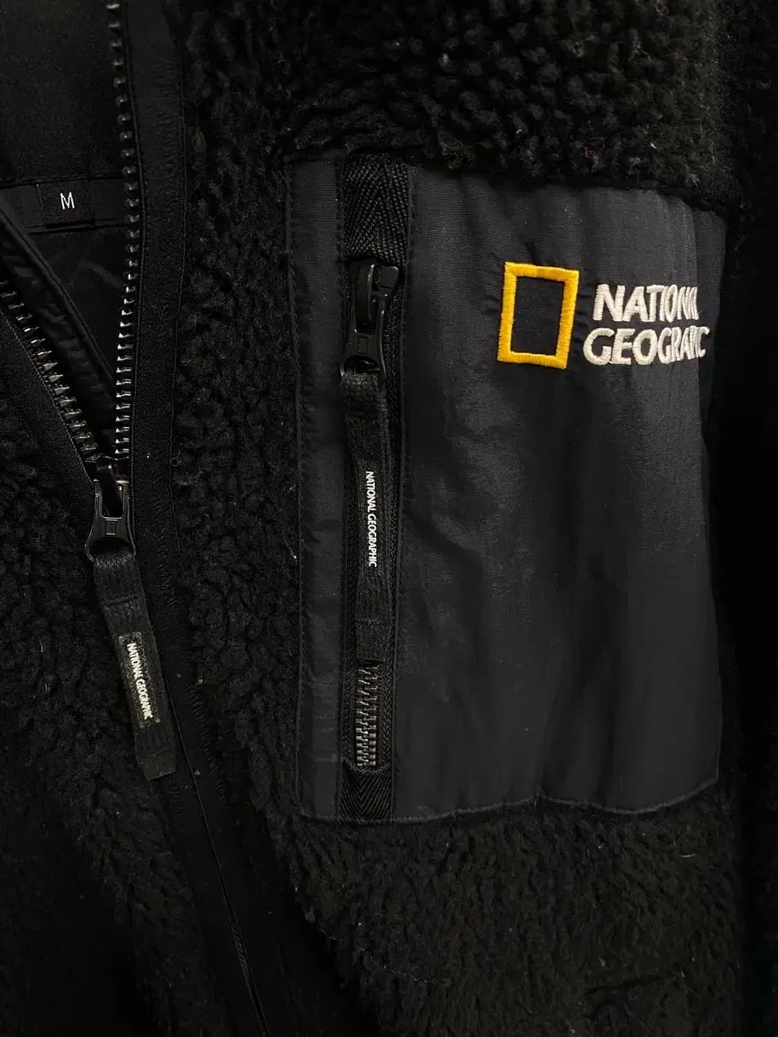 내셔널지오그래픽 뽀글이 롱후드집업 M 상품이미지7