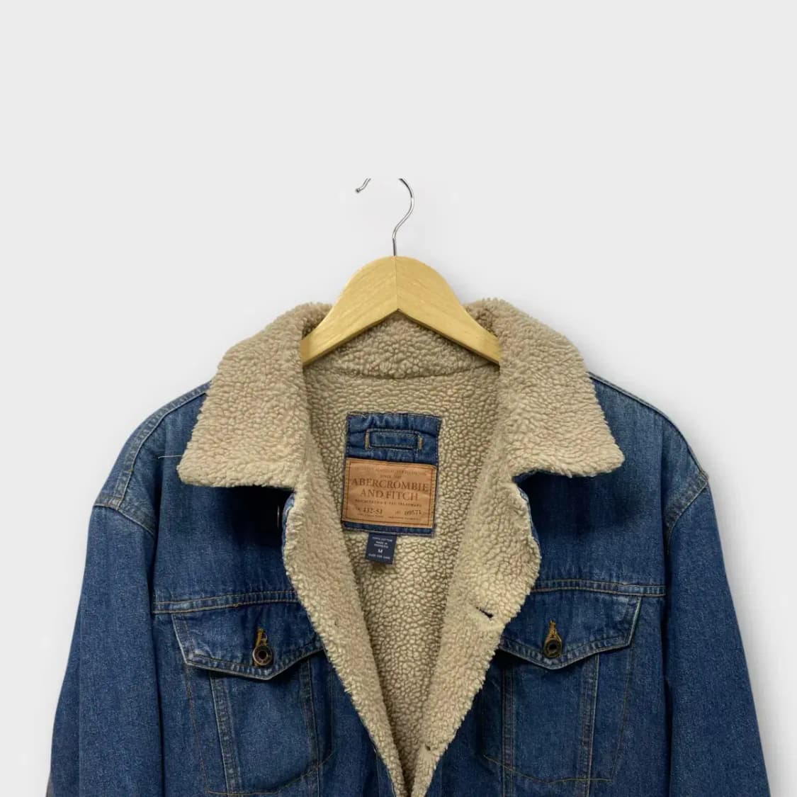 아베크롬비 쉐르파 데님 자켓 M 상품이미지3