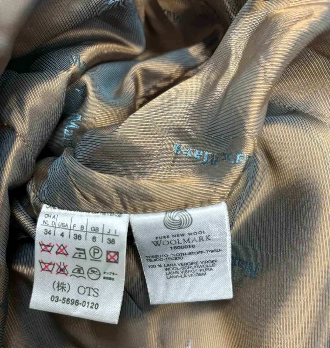 막스마라 Max mara 브라운 울코트 S 상품이미지6