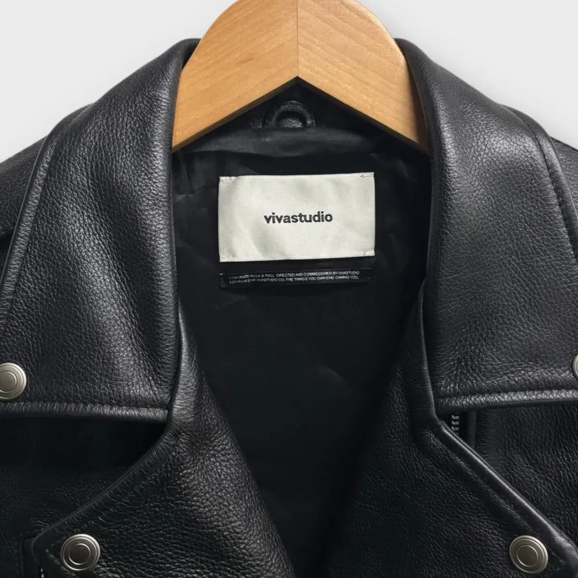 비바스튜디오 VIVASTUDIO 라이더 가죽자켓S 상품이미지4