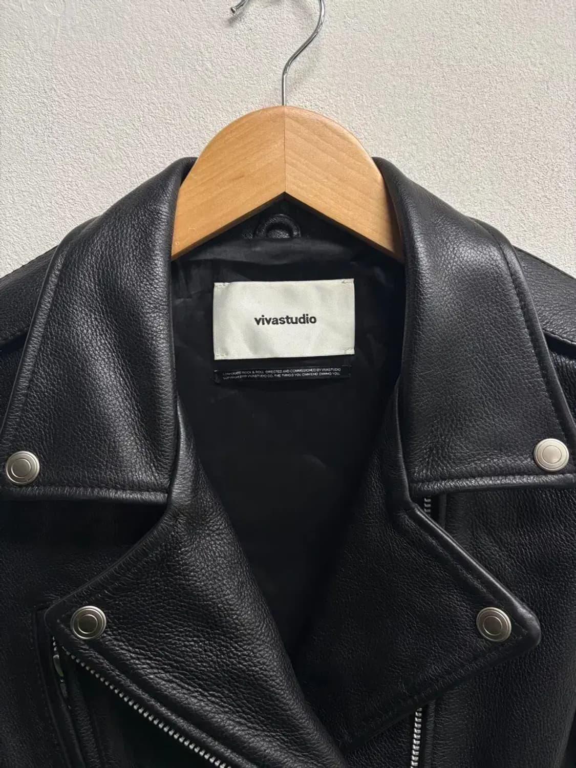 비바스튜디오 VIVASTUDIO 라이더 가죽자켓S 상품이미지5