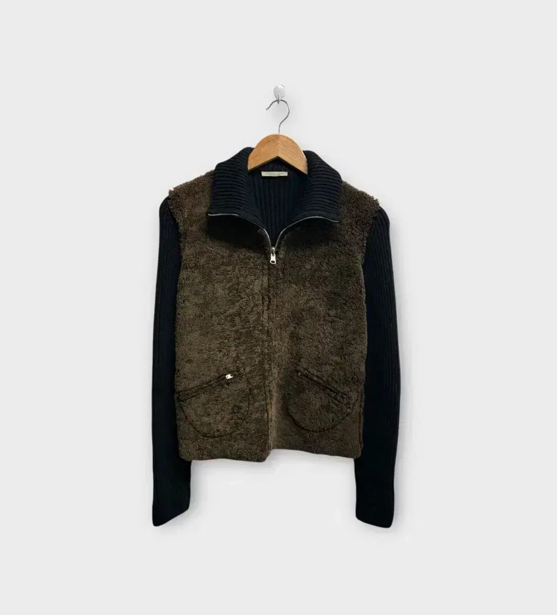 이태리 CATERINA LUCCHI 털집업 가디건 S 상품이미지1