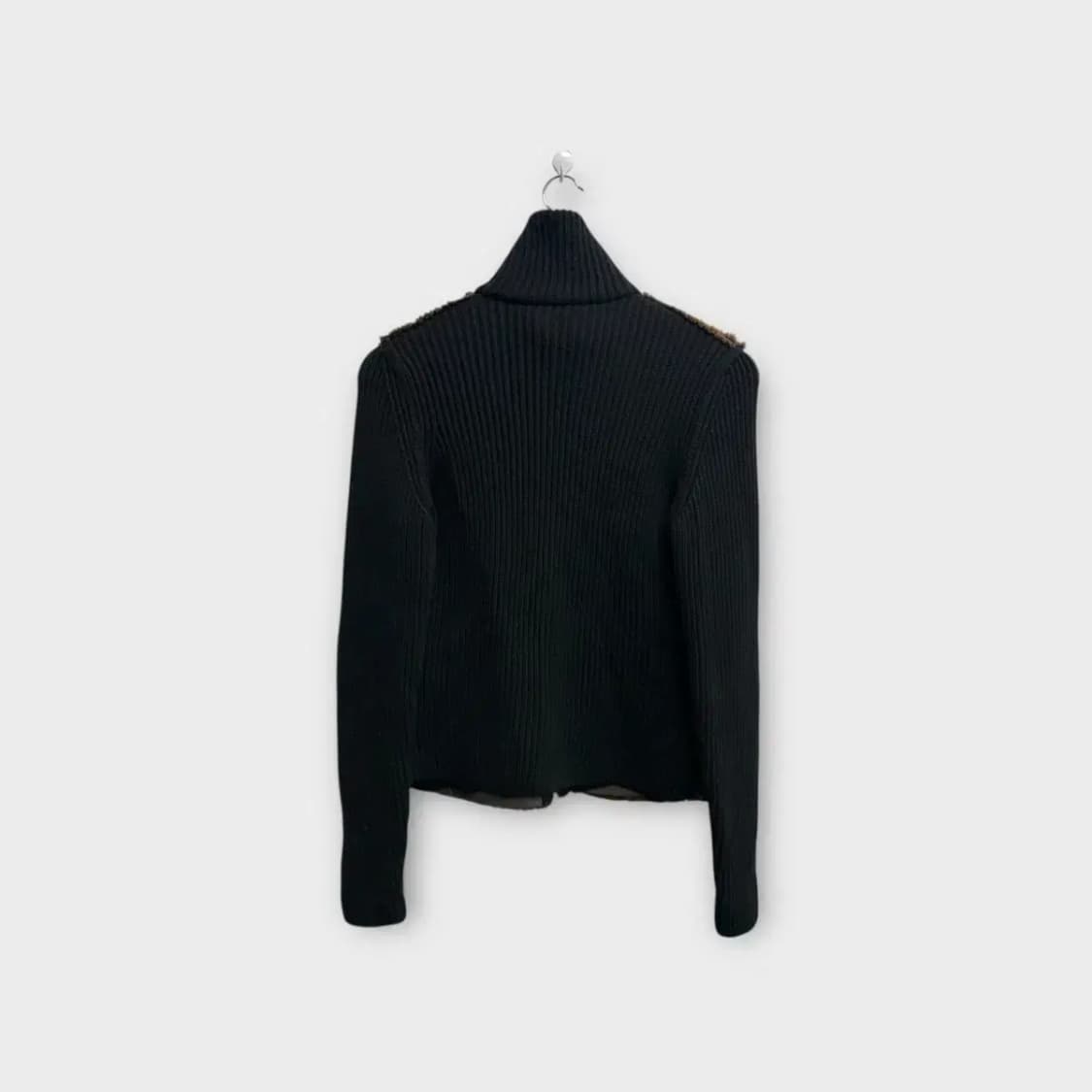 이태리 CATERINA LUCCHI 털집업 가디건 S 상품이미지5