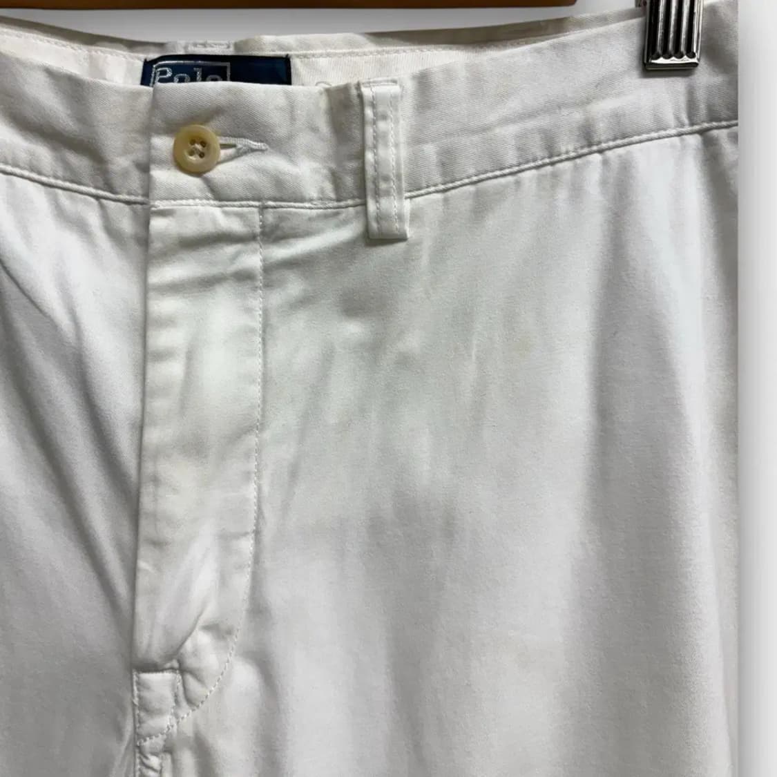 폴로 화이트 코튼 면바지-36사이즈 상품이미지8
