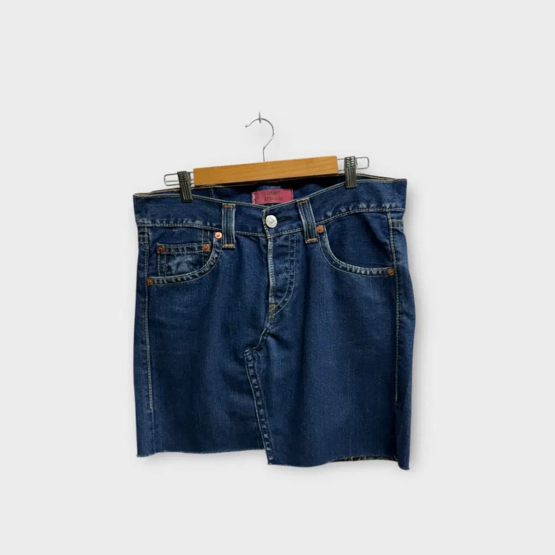 리바이스 큐빅 데님 청치마 -31사이즈 상품이미지2