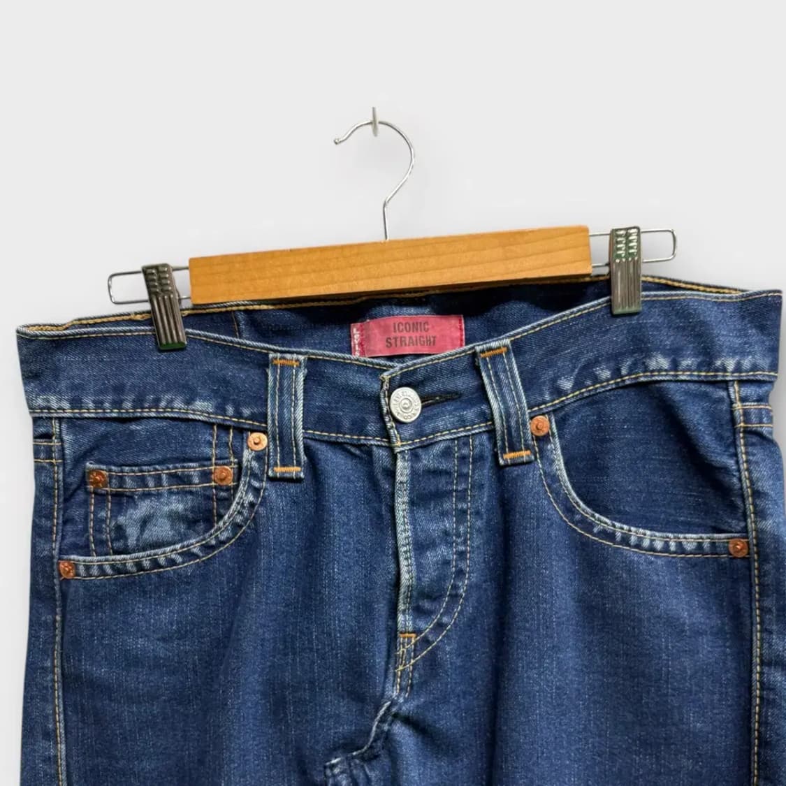 리바이스 큐빅 데님 청치마 -31사이즈 상품이미지4